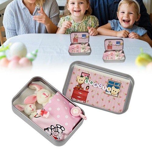 Plush easter bunny toy pocket - easter,