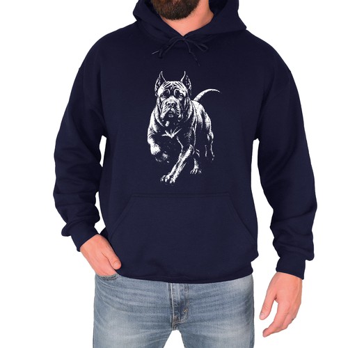 Cane corso mens - cane, hoodie