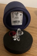 Beautiful Swarovski Kris Bear Holding Horoscope Capricorn . VGC With Box