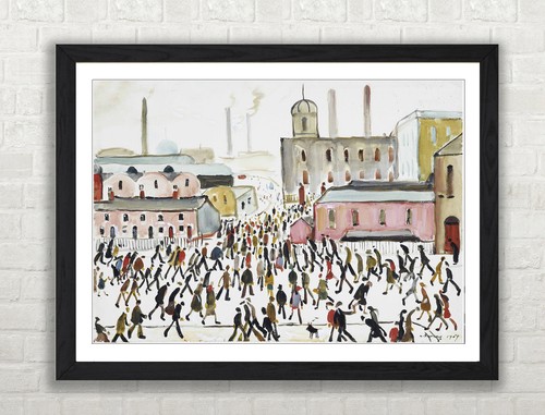 Lowry going work print - to,
