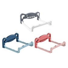 Adhesive Mounted Space Saving Bathroom Basin Shelf Plastic Wall Organizers