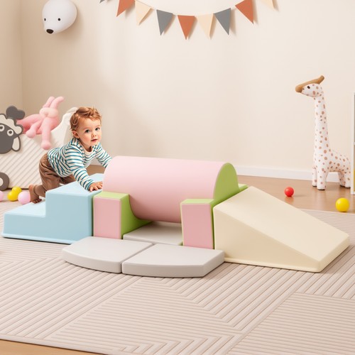 10pcs foam climbing block set - foam,