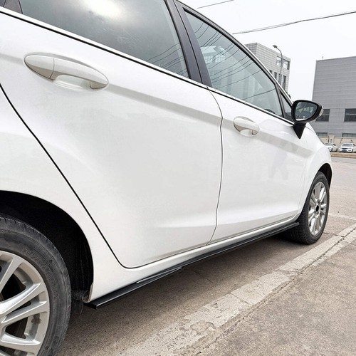 Gloss black side skirts for - side,