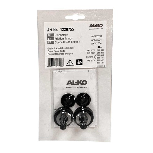 Side friction pads for - al-ko,