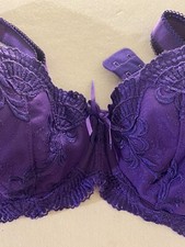 Rigby Peller Purple Padded Bra.  32F. Good Condition.