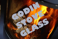 GODIN REPLACEMENT STOVE GLASS
