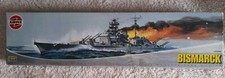 Vintage Airfix A04204 Bismarck  Model Warship Kit ~scale 1:600 ~Sealed