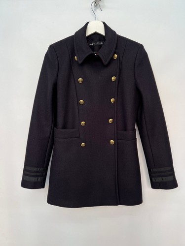 Zara dark navy military style - zara,