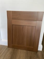 KITCHEN DOOR - DARK WALNUT COLOUR 600 X 575 + 600 X 140 DRAWER F STOCK DZ711