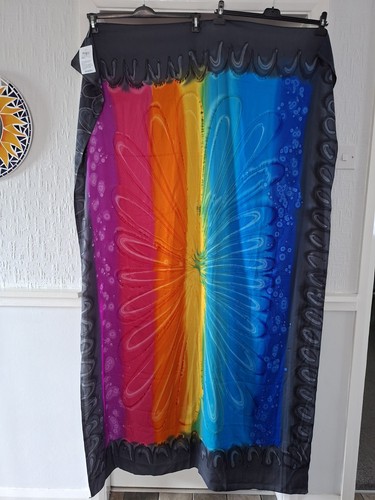 Bnwt rainbow sarong beach pool - beach,