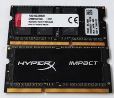 16GB 2X 8GB KINGSTON HYPERX