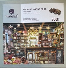 The Wine Tasting Room ~ 500 Piece Wentworth Wooden Jigsaw Puzzle 