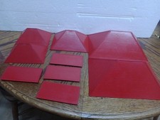 Bayko 2x Small 1x Medium 2x Large & 4x Flat Roof Parts Vintage Bakelite 1950