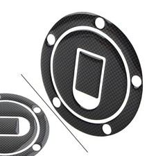 Carbon fiber Look Fuel Gas Tank Cap Pad Fit Kawasaki Ninja ZX-10R/6R/9R 04-05