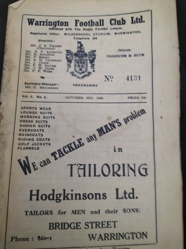 Rare vintage rugby - rare,