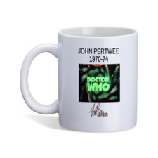 Dr Who Mug Signed Jon Pertwee