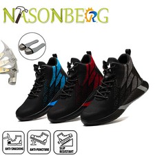 Mens Ankle Safety Boots Winter
