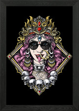 Kali Hindu Goddess Framed Wall