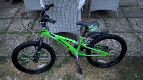 Unisex kids green - bmx, bike