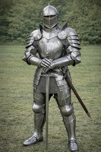 Medieval knight full - medieval, plate