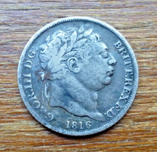1816 Sixpence .925 Silver