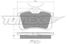 FITS AUDI A4 B6 1.6 BRAKE PAD