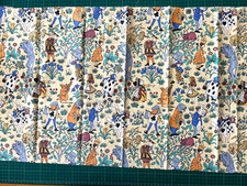 Vintage Habitat ALICE in WONDERLAND Fabric 31" x 18" Rare Voysey V & A Museum