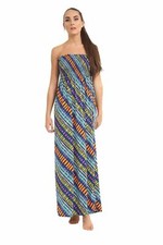 Womens Strapless Maxi Dress