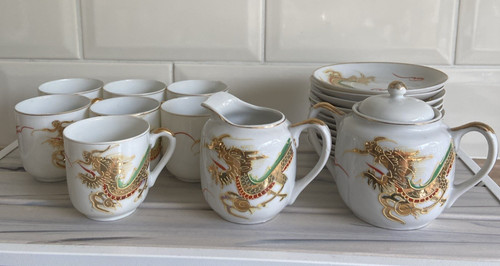 Vintage japanese dragonware - vintage,