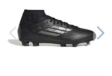 ADIDAS Mens Black & Gold F50 League Mid FG Football Boots UK 6.5 NEW