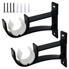 SEGNAYEN Curtain Pole Brackets