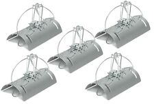 5x Ground Tunnel Barrel Duffus Mole Vole Traps Fast Control Heavy Duty Metal