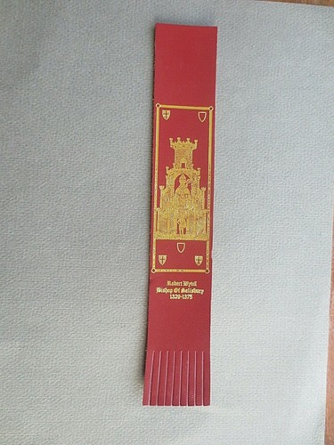 Leather bookmark salisbury - leather,