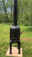 Gas bottle Log Burner/Patio Heater/Garden Art