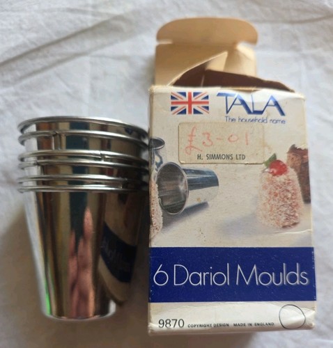 Vintage six dariol - moulds, in