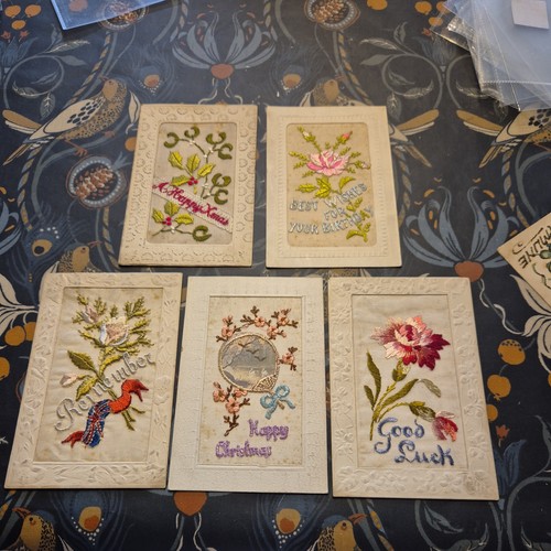 Antique ww1 silk - 5x,