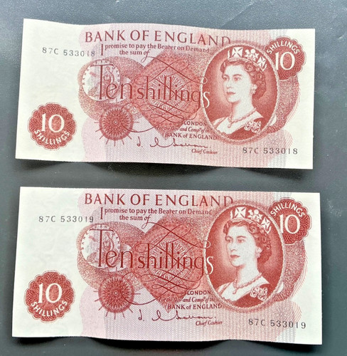 Two consecutive bank - two, of