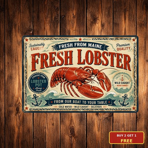 Fresh from maine lobster - from,