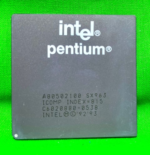 Intel pentium sx963 - intel,