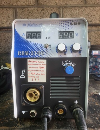 Reboot rbm 2100 welder - rbm,