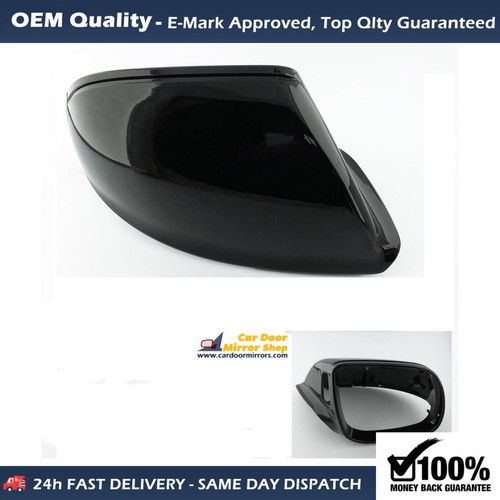 Gloss black wing mirror - black, cover