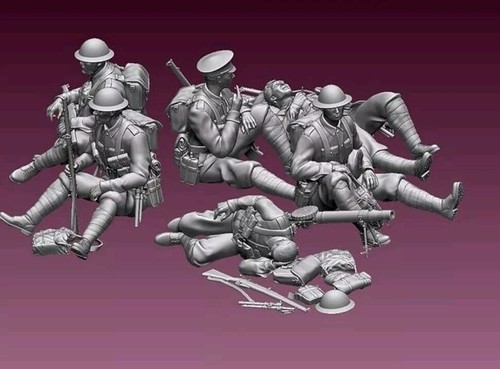 Ww1 british full set soldiers - full,