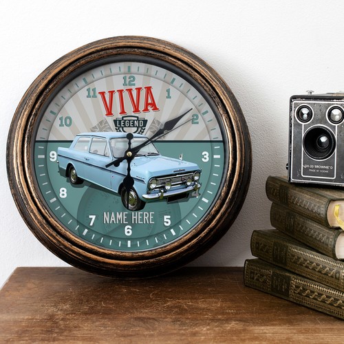 Personalised car clock - personalised,