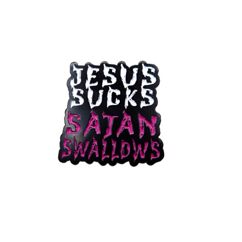 Jesus sucks satan swallows - jesus,