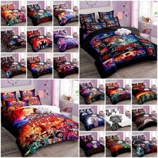 3D Monster Bedding Set Quilt
