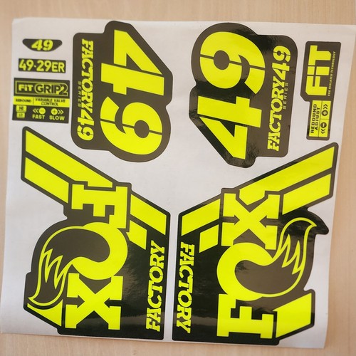 Fox 29er fork stickers - 29er, 2018