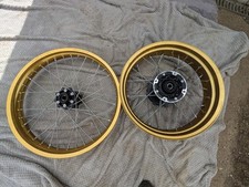 Honda CRF1000 Africa Twin Front & Rear Wheels PAIR Gold Spoke 2018-2019 #VUE