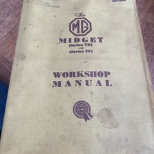 Excellent MG Midget Workshop