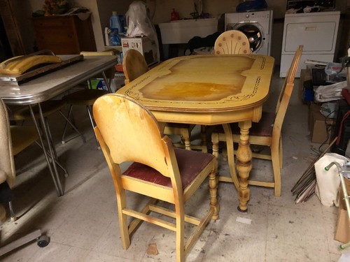 Vintage 1940s blonde oak - vintage,