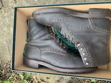 Crockett & Jones Islay Suede Brown Boots Size 7.5UK £830 MTO James Bond Skyfall